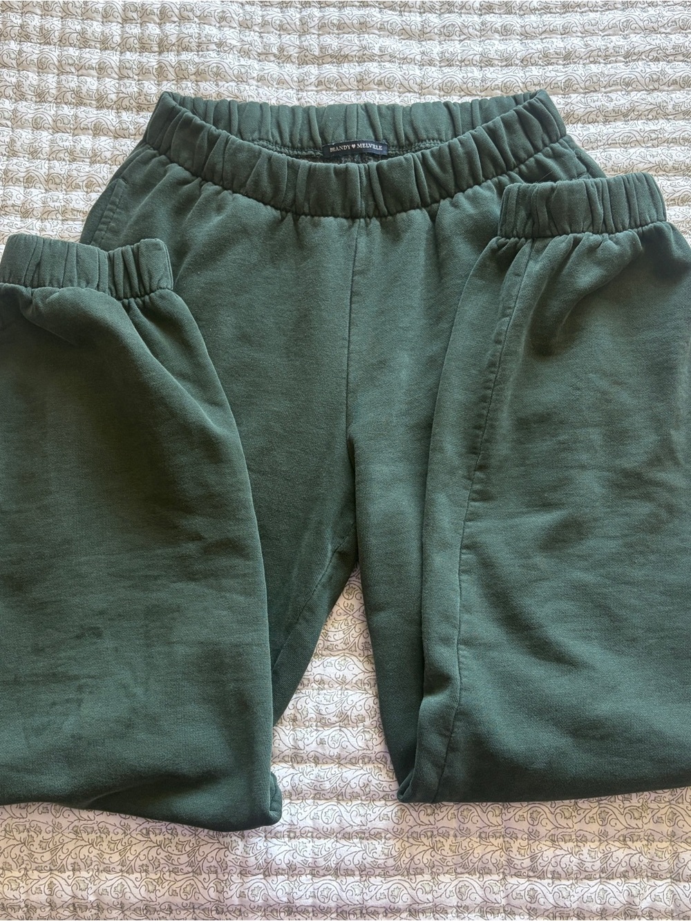 Brandy Melville Forest Green Joggers